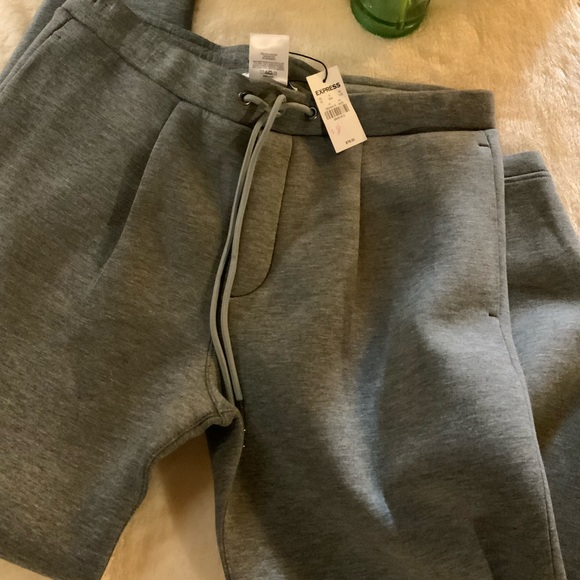 Express Pants - NWT Express - Gray drawstring waist, straight leg pantsuit. Sz S